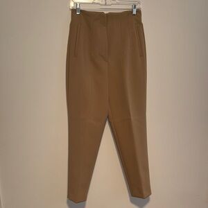 Zara High Waisted Tan Trousers